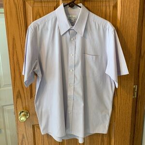 Enro brand sort sleeve shirts in lavender. Size 16 1/2